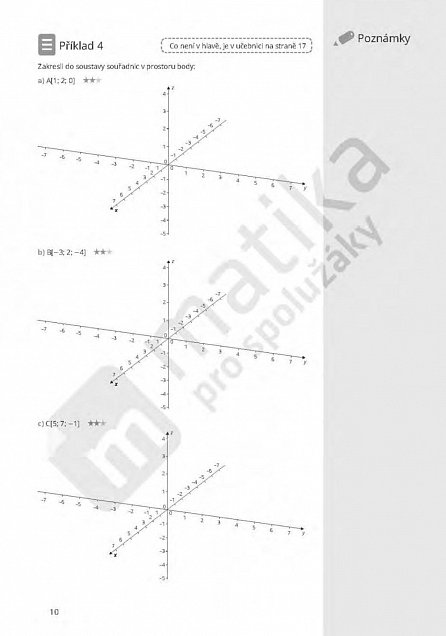 Náhled Matika pro spolužáky: Analytická geometrie (pracovní sešit)