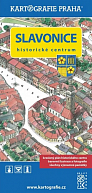Slavonice - Historické centrum/Kreslený plán města