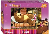 Puzzle 120 Máša a Medvěd - Medvěd stůně