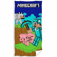 Dětská osuška Minecraft Objev svůj Svět