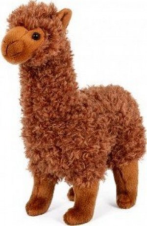 Lama Alpaka plyš 30cm hnědá 0m+