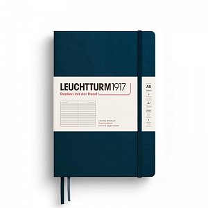 Leuchtturm1917 Zápisník Deep Sea Medium A5 linkovaný