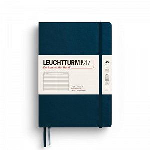 Leuchtturm1917 Zápisník Deep Sea Medium A5 linkovaný