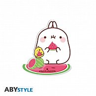 Molang 2D akrylová figurka - Molang and watermelon