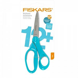 Fiskars Školní nůžky 18 cm, světle modrá