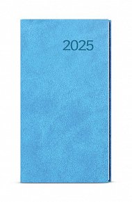 Týdenní diář 2025 Jakub Vivella kapesní světle modrá