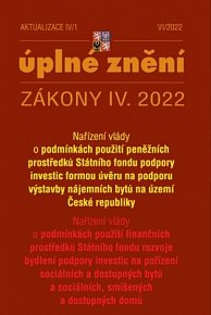 Aktualizace IV/1 2022 O podmínkách použití peněžních prostředků Státního fondu podpory investic