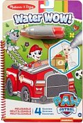 Kouzelné malování vodou Tlapková patrola/Paw Patrol omalovánky/blok 19x28cm + štětec, 4 listy