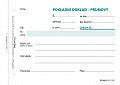 Příjmový doklad jedn., s DPH, A6, 100 l., NCR