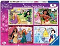 Ravensburger Puzzle Disney - Princezny 4x100 dílků