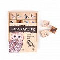 Dětská razítka 16 kusů - Ptáci kolem nás