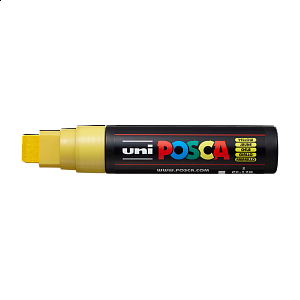 Posca popisovač PC-17K, 15 mm, žlutá (2)