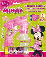 Bublifuková pistole Minnie malá + bublifuk 60 ml