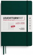 Weekly Planner & Notebook 2026 Medium (A5) 18 Months Forest Green