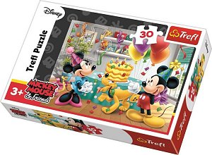 Trefl Puzzle Mickey Mouse Oslava / 30 dílků