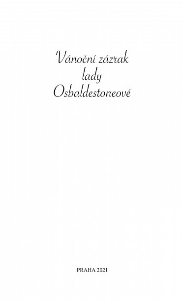 Náhled Vánoční zázrak lady Osbaldestoneové