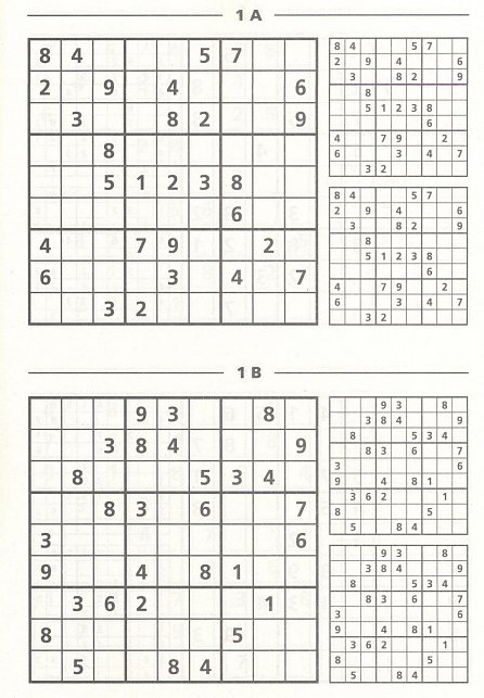 Náhled Sudoku pro začátečníky a mistry