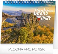 Kalendář stolní 2018 - České hory, 16,5 x 13 cm