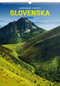 Národné parky Slovenska SK - nástěnný kalendář 2017