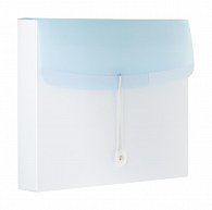 Color Dream box na spisy s gumičkou A4 PP - bílo-modrý 700 µ