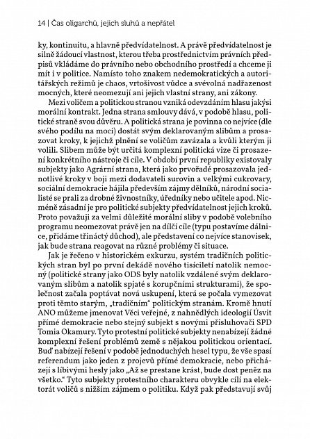 Náhled Čas oligarchů, jejich sluhů a nepřátel, 1.  vydání