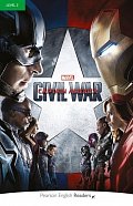 Pearson English Readers: Level 3 Marvel Captain America Civil War + Code