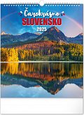 NOTIQUE Nástenný kalendár Čarokrásne Slovensko 2025, 30 x 34 cm Slovensky