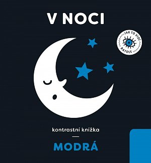 V noci - kontrastní knížka modrá