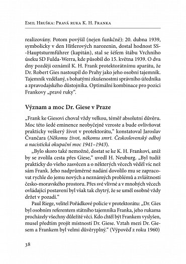 Náhled Pravá ruka K. H. Franka - SS-Standartenführer Robert Gies v protektorátu