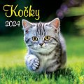 Kalendář 2024 Kočky, nástěnný