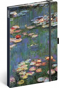 Notes Claude Monet, linkovaný, 13 × 21 cm