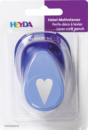 HEYDA Ozdobná děrovačka velikost M -srdce 2,2 cm