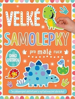 Velké samolepky pro malé ruce Dino ostrov