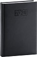 Diář 2024: Aprint - černý, denní, 15 × 21 cm
