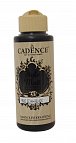 Matná akrylová barva Cadence Style Matt - černá / 120 ml