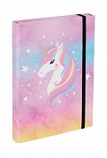BAAGL Desky na školní sešity A4 - Rainbow Unicorn