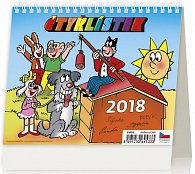 Kalendář stolní 2018 - MiniMax/Čtyřlístek