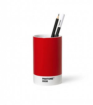 Pantone Porcelánový stojánek na tužky - Red 2035