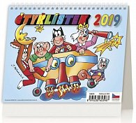 Kalendář stolní 2019 - Minimax Čtyřlístek