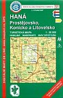 Haná Prostějovsko, Konicko /KČT 51 1:50T Turistická mapa