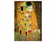 Puzzle Gustav Klimt Polibek, 1500 dílků