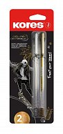 Kores kuličkové gelové pero K11 Pen Metallic, šíře M-1 mm - zlatá a stříbrná