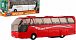 Autobus Welly Super Coach kov/plast 19cm na zpětné natažení 2 barvy v krabičce 22,5x8x5cm