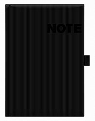 Notes Nona - černý, čtverečkovaný A5