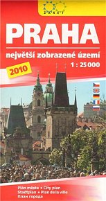Praha 1:25 000 /2010/ Největší zobrazené území