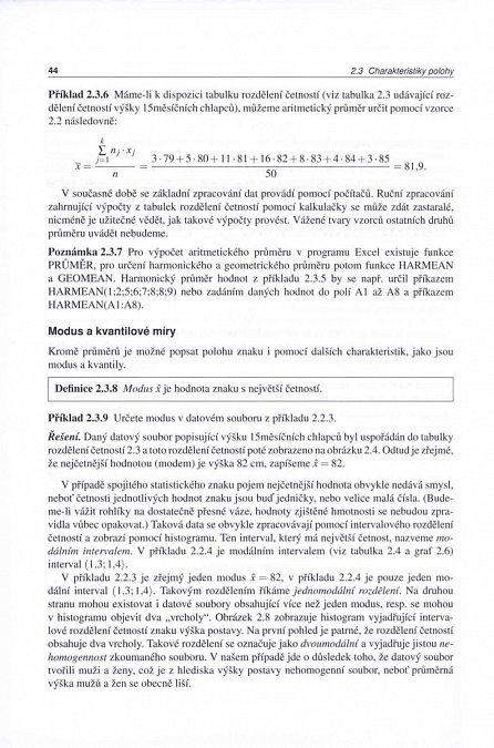 Náhled Základy statistiky - Aplikace v technických a ekonomických oborech, 2.  vydání