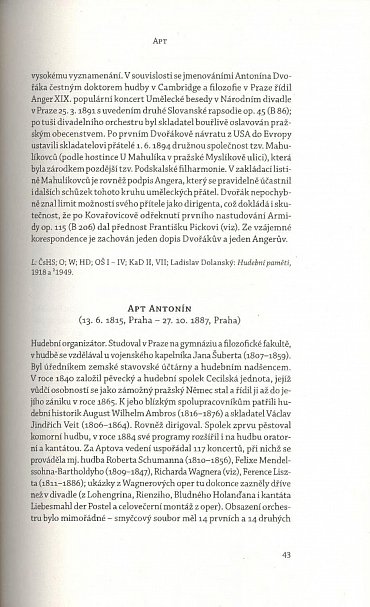 Náhled Antonín Dvořák - Reflexe osobnosti a díla. Lexikon osob
