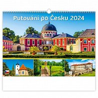 Kalendář nástěnný 2024 - Putování po Česku, 1.  vydání