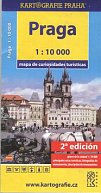 Praga - Mapa de curiosidades turísticas /1:10 tis.