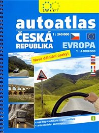 Autoatlas ČR 1:240000 + Evropa 1:4000000 (nové dálniční úseky)